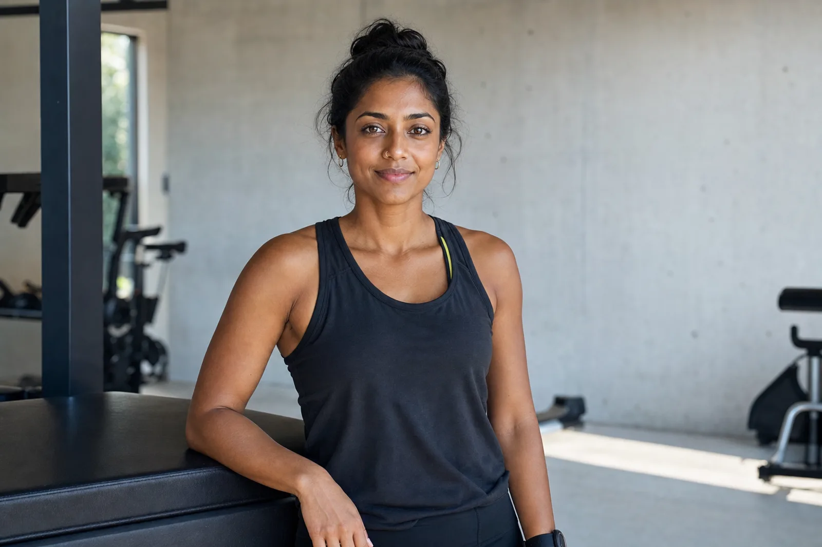 Illustrative portrait of Priya Nair